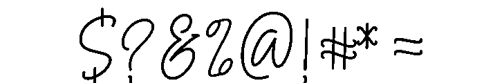 Momday Font OTHER CHARS