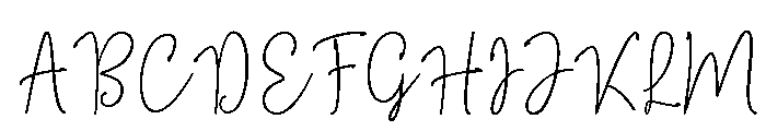 Momday Font UPPERCASE