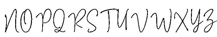 Momday Font UPPERCASE