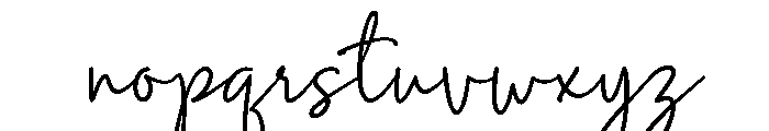 Momday Font LOWERCASE