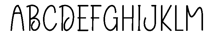 Moment Font UPPERCASE
