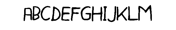 MomsHand Font UPPERCASE