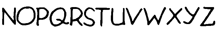 MomsHand Font UPPERCASE