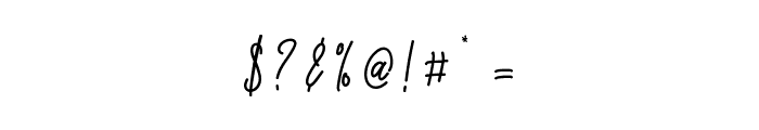Monalisa Monoline Script Font OTHER CHARS