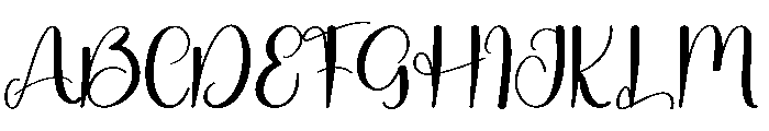 Monday Hiking Font UPPERCASE
