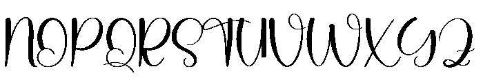 Monday Hiking Font UPPERCASE