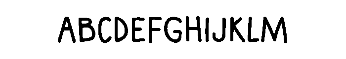 Monday Mood Font UPPERCASE