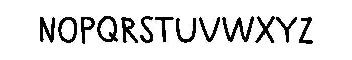 Monday Mood Font UPPERCASE