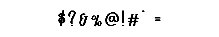 Monday Mother Font OTHER CHARS