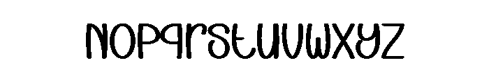 Monday Mother Font UPPERCASE