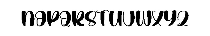 Monday Rainbow Font UPPERCASE