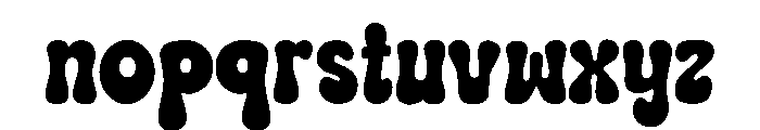 Monday Vibes Regular Font LOWERCASE