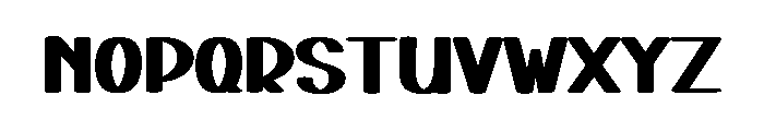 Monday1 Font UPPERCASE