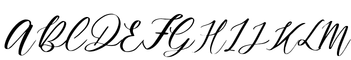 Mondier Free Italic Font UPPERCASE