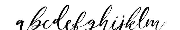 Mondier Free Italic Font LOWERCASE