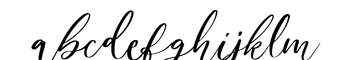 MondierFree-Italic Font LOWERCASE
