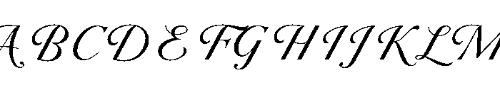 Mondira Script PERSONAL USE Regular Font UPPERCASE