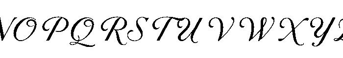 Mondira Script PERSONAL USE Regular Font UPPERCASE