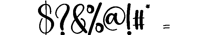 Monica3 Font OTHER CHARS