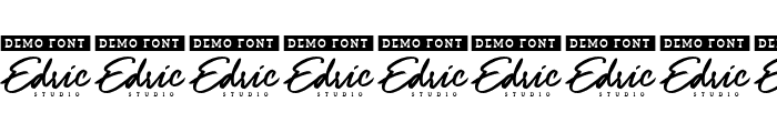 Monice Demo Italic Font OTHER CHARS