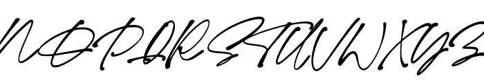 Monita Signature PERSONAL USE Bold Italic Font UPPERCASE