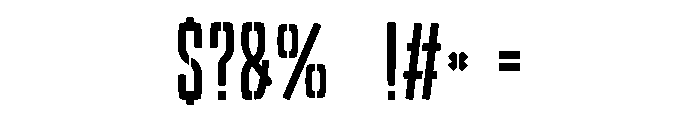 Monkey Area Font OTHER CHARS