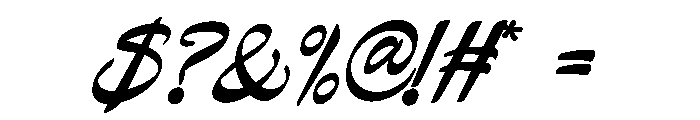 Monlight DEMO Font OTHER CHARS