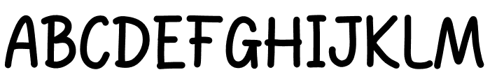 Monny Cartoon Font UPPERCASE
