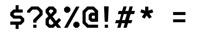 ' Mono Bold Font OTHER CHARS