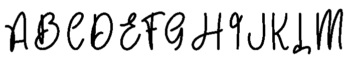Monoline1 Font UPPERCASE