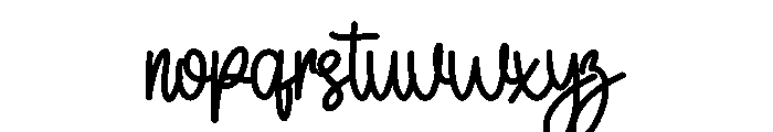 Monoline1 Font LOWERCASE