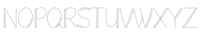 Monolism Light Font UPPERCASE