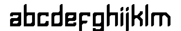 Monolith Regular Font LOWERCASE