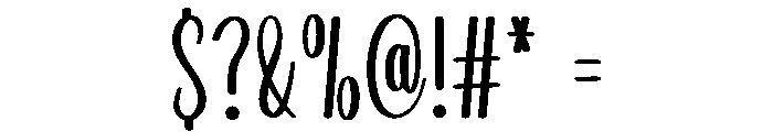 Monolog Font OTHER CHARS