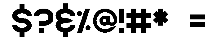 MonometricRegular Font OTHER CHARS
