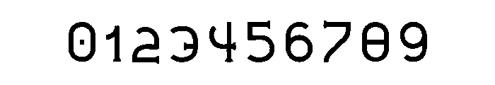Monorail Font OTHER CHARS