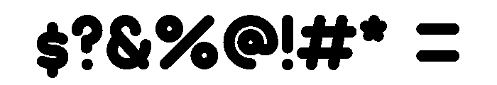 Monoround Font OTHER CHARS