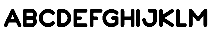 Monoround Font UPPERCASE