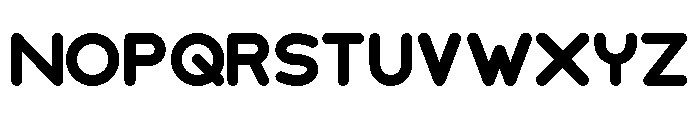 Monoround Font UPPERCASE