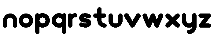 Monoround Font LOWERCASE