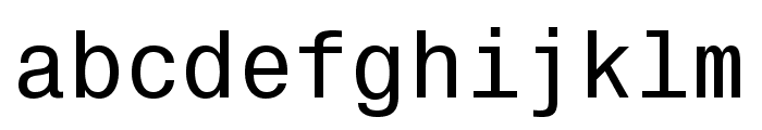 Monospace 821 BT Font LOWERCASE