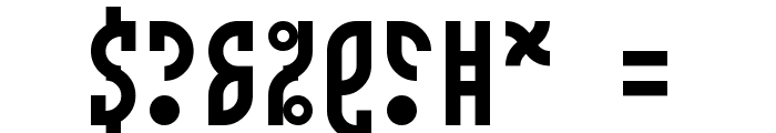 Monotwist Regular Font OTHER CHARS