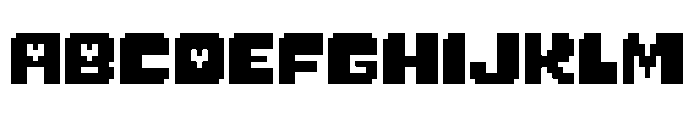 Monster Friend Fore Font UPPERCASE