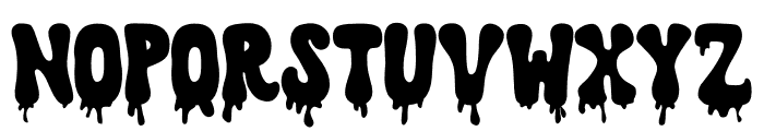 Monster Halloween Font LOWERCASE