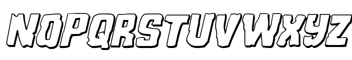 Monster Hunter 3D Italic Font LOWERCASE