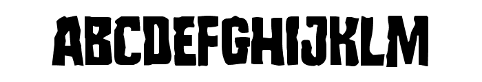 Monster Hunter Condensed Font UPPERCASE