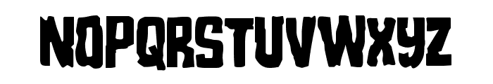 Monster Hunter Condensed Font UPPERCASE