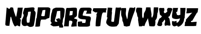 Monster Hunter Semi-Italic Font LOWERCASE