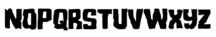 Monster Hunter Staggered Font LOWERCASE