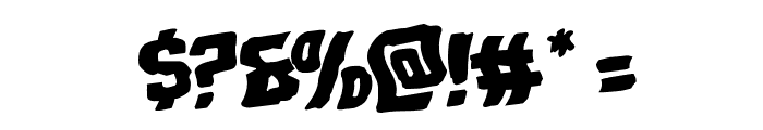 Monster Hunter Warped Rotalic Font OTHER CHARS